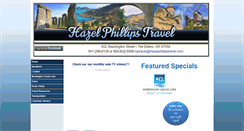 Desktop Screenshot of hazelphillipstravel.com